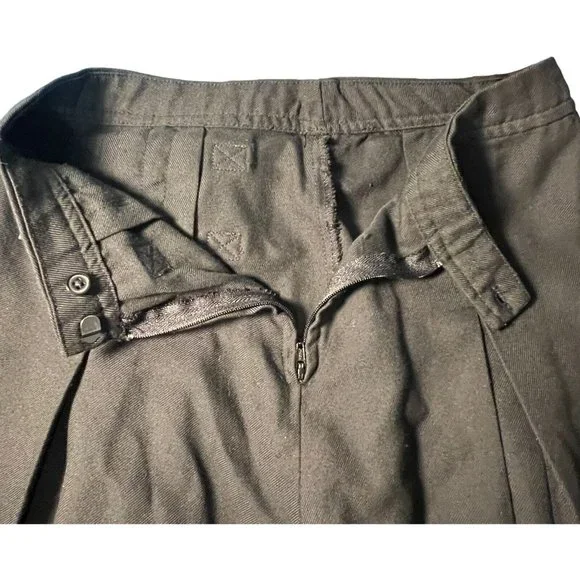 Vintage 00s Hot Topic Pleated Mini Skirt XS Black Buckles Goth Witchcore 24 x 16 - Picture 4 of 6